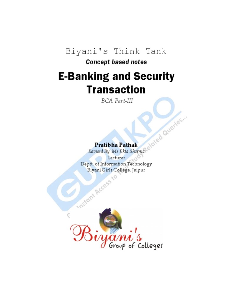 E Banking | PDF