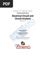 Electrical Circuits and Circuit Analysis