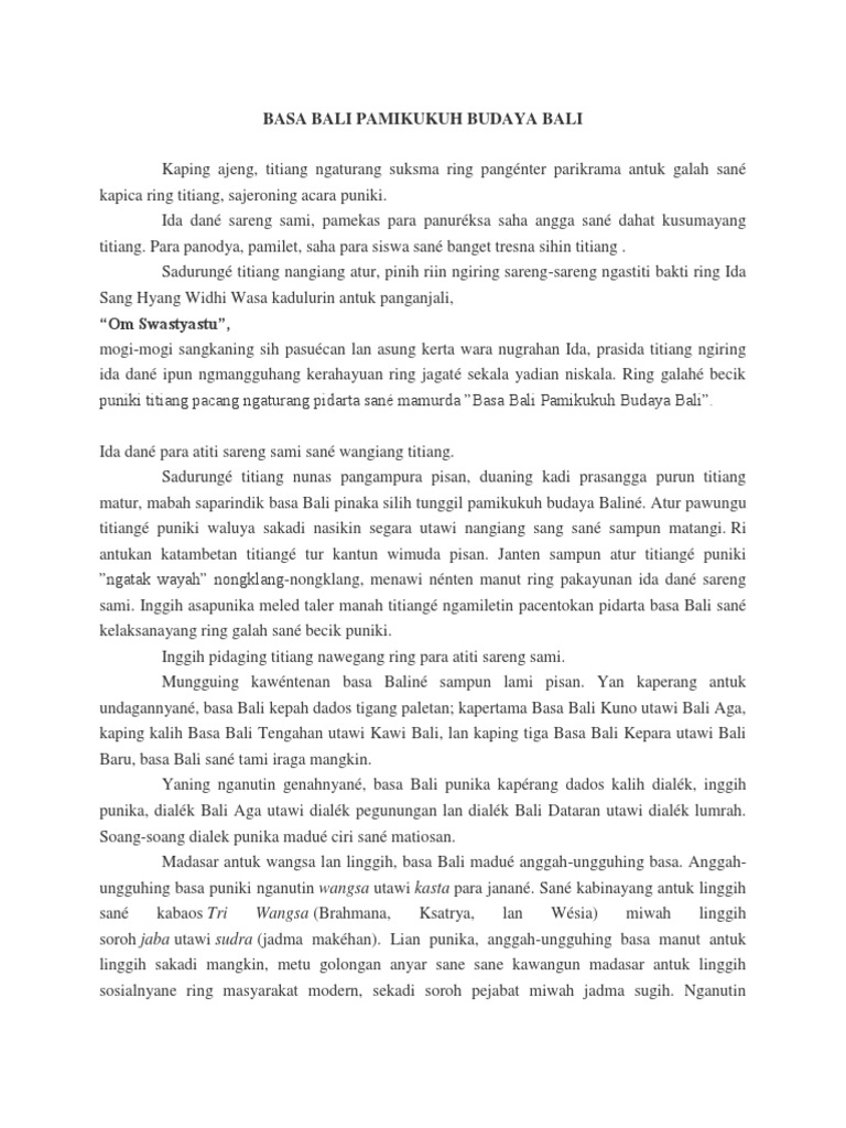 Pidarta Bahasa Bali PDF