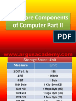 Hardware Components of Computer Part II