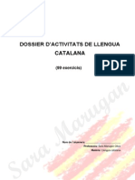 Dossier de 99 Exercicis Llengua Catalana PDF