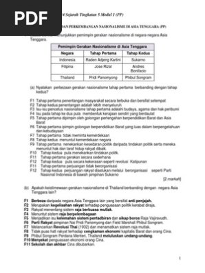 Modul Struktur Sejarah T5 Set 1 Pp Spm 2014sbp Pdf