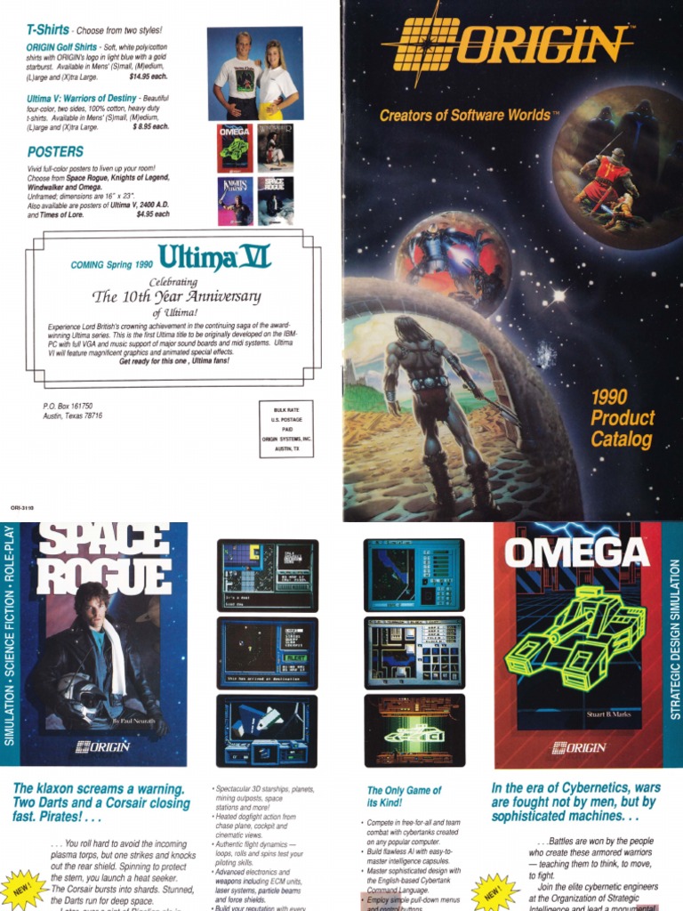 Origin 1990 Product Catalog | PDF