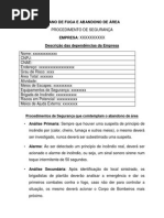 Plano de Fuga e Abandono de Área Elaborado (1)