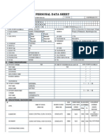 Personal Data Sheet: I. Personal Information Narabal Clarence Ignacio