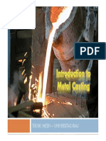 Introduction To Metal Casting