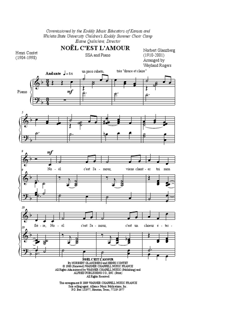 Noel C Est L Amour Divertissement General