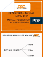 Download Kuliah 1 Moral - Pengertian Dan Konsep Kemoralan by JordanChan SN24583160 doc pdf
