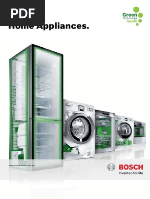 Bosch Home Appliances Full Range Catalogue Pdf Oven Home Appliance