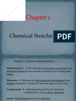 Chapter 1 - Chemical Stoichiometry