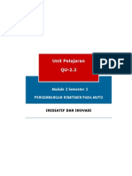 Learning Unit Qu-2.2 Inisiatif Dan Inovasi