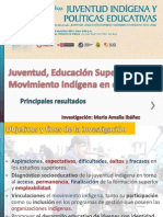 Juventud, Educación Superior y Movimiento Indígena en El Perú: Principales Resultados