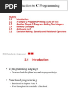 Introduction to C Programming