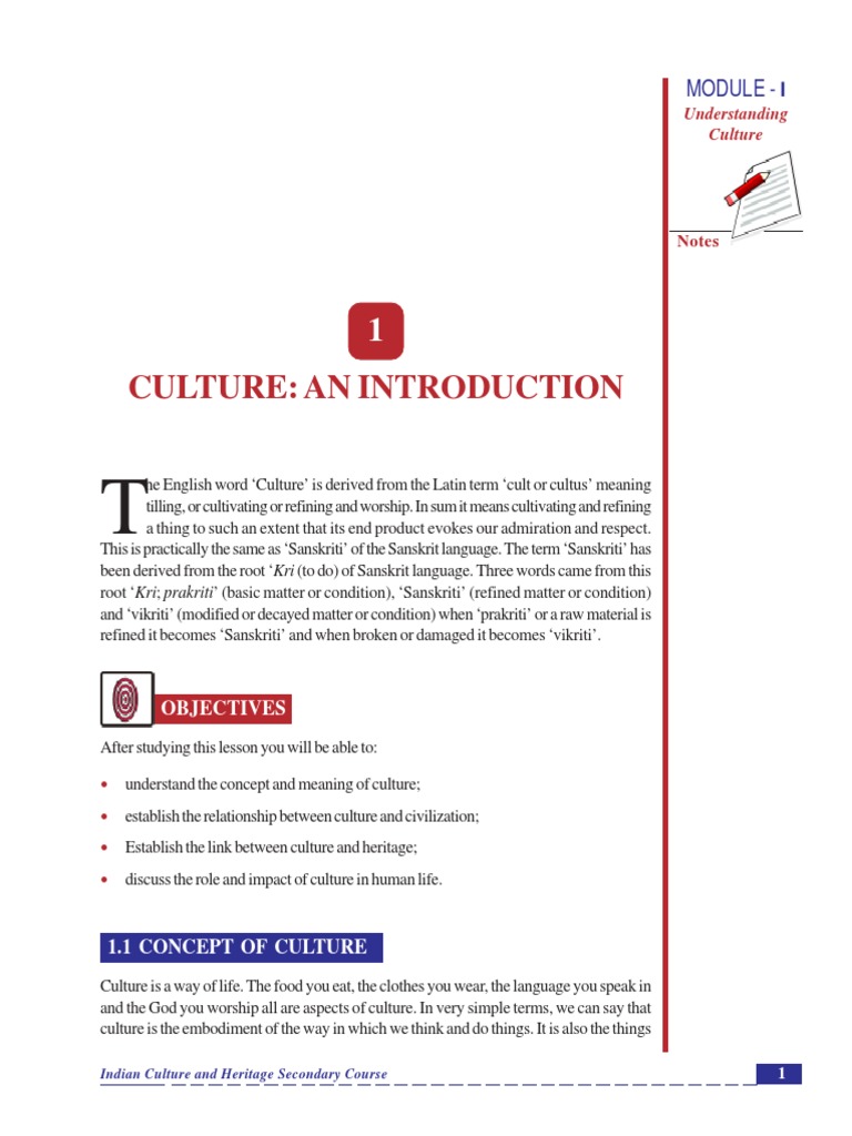 Indian Cultue and Heritage | PDF | Vedas | Cultural Heritage