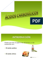 ÁCIDOS CARBOXÍLICOS (Exposicion)