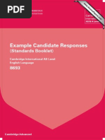 8693 English Language Example Candidate Responses Booklet 2011