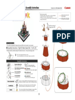 Saint Basil's Cathedral, Russia: Assembly Instructions: Assembly Instructions: Eight US Letter Sheets (No. 1 To No. 8)