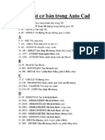 152 Lệnh Cơ Bản Trong Auto Cad