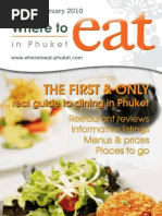 Download Where to Eat Phuket January - February 2010 by wheretoeat-phuketcom SN24585212 doc pdf