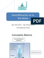 Humidificación de Via Aerea