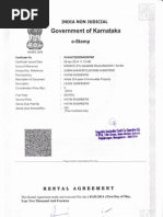 Government Karnataka: Rental Agreement