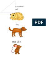 Appendix 1: Pictures of A Dog, A Cat and A Mouse