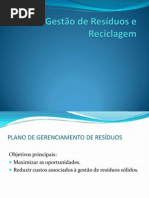 Aula Gestao de Residuos e Reciclagem