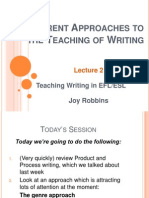 WRITING 2 Genre & Social Approaches To The Teaching of Writing 12.JR