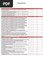 Lista de Chequeo Ds 40