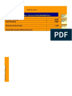 Electricity Bill Calculation (Residential)