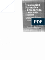 Lopez Pastor - La Evaluación Formativa y Comparativa en Educación Superior - Cap.3