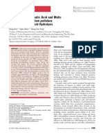 Production of Polymalic Acid and Malic Acid by Aureobasidium Pullulans Fermentation and Acid Hydrolysis