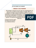 Problemas Resueltos Sobre Ciclo Rankine PDF