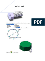 How to Create a Hex Bolt in 3D CAD