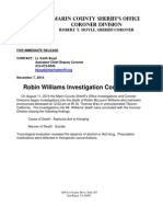 Final Coroner's Report On Robin Williams