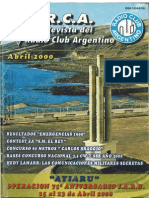 R.C.a. Revista Del Radio Club Argentino - Abril-2000 - PY3IDR
