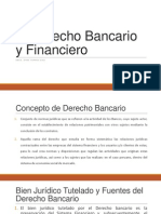 El Derecho Bancario y Financiero Diapositivas