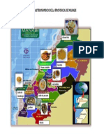 Mapa Gastronomico de La Provincia de Manabi