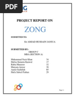 Download Business Communication Project ZONG by Aamir Raza SN24588271 doc pdf
