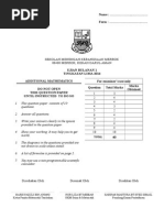 Ujian Bulanan 1 Matematik Tambahan Tingkatan 5