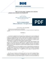 Derechos y Deberes Miembros de La Guardia Civil