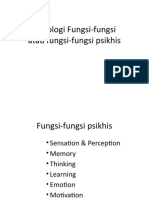 Fungsi-fungsi psikhis