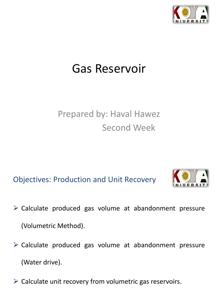 Gas Reservoir PDF | PDF | Petroleum Reservoir | Porosity
