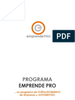 Programa Emprende PRO