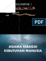 Agama Sebagai Kebutuhan Manusia