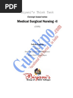 Medical Surgical Nursing - II