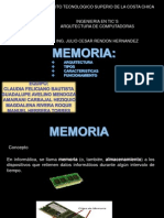 Memoria - Arquitectura de Computadoras