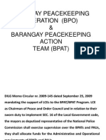 Barangay Peacekeeping Operation (Bpo) For Printing