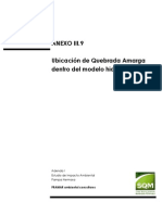 Anexo Iii.9 Ubicación de Quebrada Amarga Dentro Del Modelo Hidrogeológico