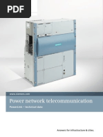 Power Network Telecommunication: Powerlink - Technical Data